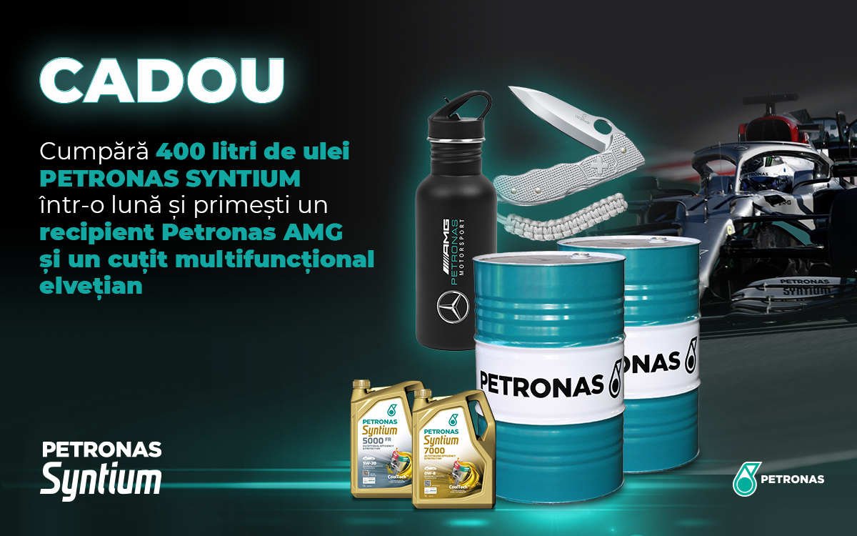 Promotie lubrifianti Petronas Syntium